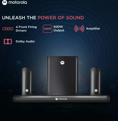Motorola AmphisoundX Vibe 500W Bluetooth Soundbar