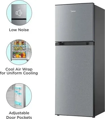 Midea MDRT359FGI28IN 233 L 2 Star Double Door Refrigerator