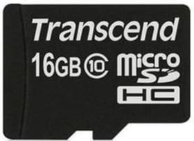 Transcend Memory Card MicroSDHC 16GB Class 10
