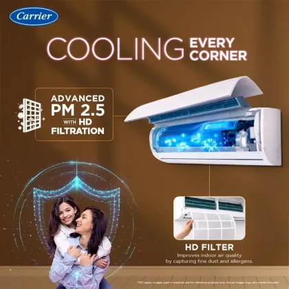 Carrier CAI18CE3R36F1 1.5 Ton 3 Star 2026 Inverter Split AC (Xcel Edge Gxi)