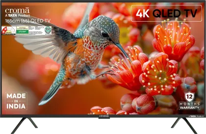 Croma CREL065UGQ331850 65 inch Ultra HD 4K Smart QLED TV
