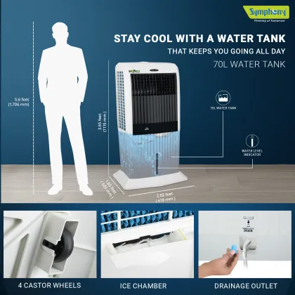 Symphony Storm 70i 70 L Desert Air Cooler