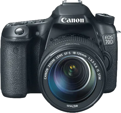 Canon EOS 70D DSLR (EF-S 18-135mm IS STM)
