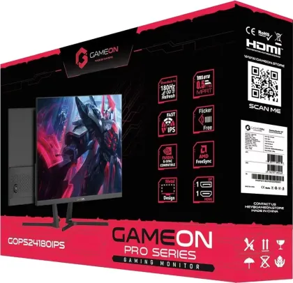 GameON Pro GOPS24180IPS 24 inch Full HD Gaming Monitor