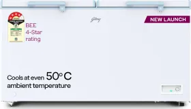 Godrej DH ESNCH 530D 2HCLP RW 505 L Double Door Deep Freezer