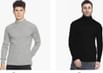 High Neck Sweaters for Men: Upto 80% OFF
