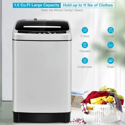 Giantex GT24896GR 1.5 cu ft Fully Automatic Top Load Washing Machine