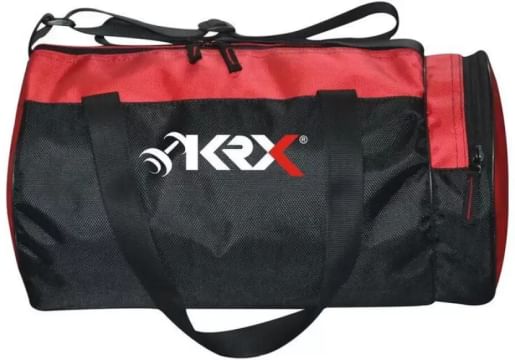 KRX FUSION 5.0 Duffle Gym Bag (Red, Kit Bag)