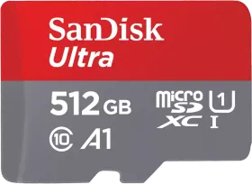SanDisk Ultra 512GB Micro SDXC UHS-I Memory Card