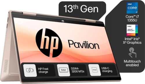 HP Pavilion x360 14-ek1152TU Laptop (13th Gen Core i7/ 16GB/ 512GB SSD/ Win11)