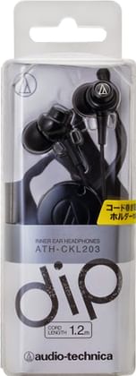 Audio Technica ATH-CKL203 BK In-the-ear Headphone