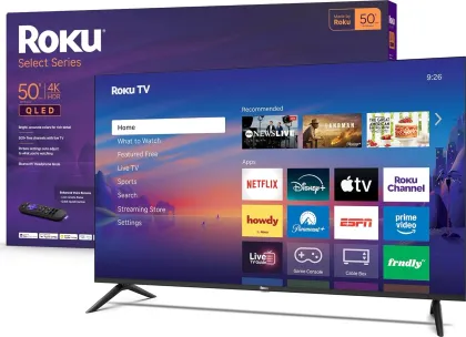 Roku Select Series 2026 50 inch Ultra HD 4K Smart QLED TV