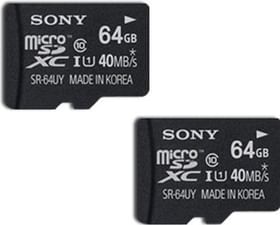 Sony MicroSDXC 64GB Class 10 (Pack of 2)