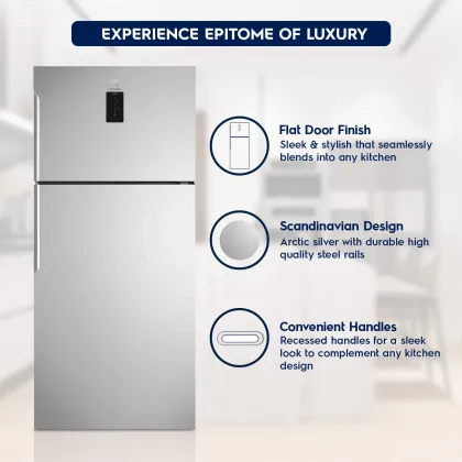 Electrolux UltimateTaste 500 ETE5700C-A 537 L 1 Star Double Door Refrigerator