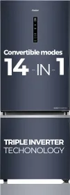 Haier HEB-332GBA-P 325 L 2 Star Double Door Refrigerator