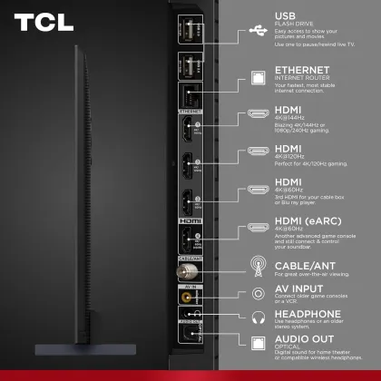 TCL Q Class QM7 98 inch Ultra HD 4K Smart QD-Mini LED TV (98QM751G)