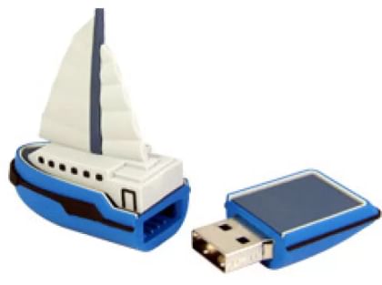 Microware Yacht Shape Designer 4 GB Pen Drive