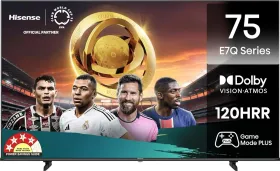 Hisense E7Q 75 inch Ultra HD 4K Smart QLED TV (75E7Q)