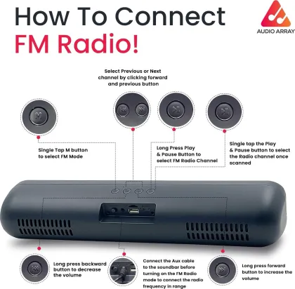 Audio Array SB-01 25W Bluetooth Soundbar