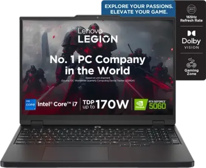 Lenovo Legion 5 15IRX10 83LY0106IN Gaming Laptop (13th Gen Core i7/ 16GB/ 512GB SSD/ Win11/ 8GB RTX 5060)