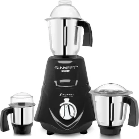 Sunmeet Rocket 600W Mixer Grinder (3 Jars)