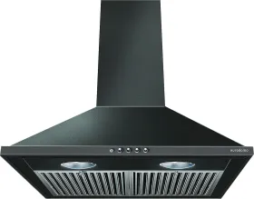 Eurodomo Hood Carbon PB BK 60 cm Chimney