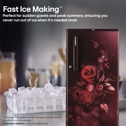 LG GLD1945ZOSE 185 L 4 Star Single Door Refrigerator