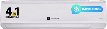 Realme TechLife 124SIAA22BWR 1.2 Ton 4 Star 2023 Inverter Split AC
