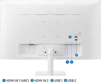 Samsung M5 LS27DM501EWXXL 27 inch Full HD Smart Monitor