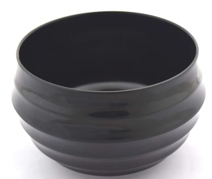 Fourwalls Plastic Vase (1 cm x 1 cm x 7 cm, Black, PV R523-160-blk)