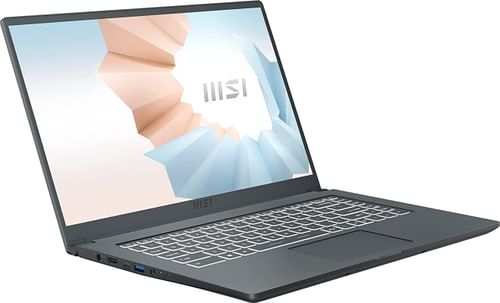 MSI Modern 15 A5M-066IN Laptop (Ryzen 7 5700U/ 8GB/ 512GB SSD/ Win10 Home)