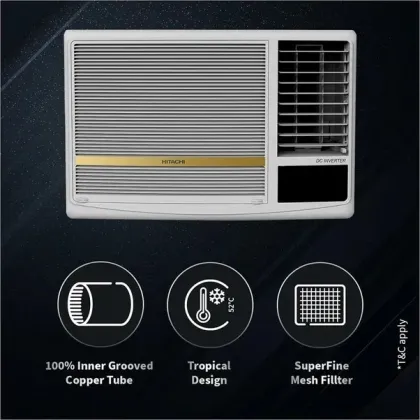 Hitachi RAW318HHEO 1.5 Ton 3 Star 2025 Inverter Window AC
