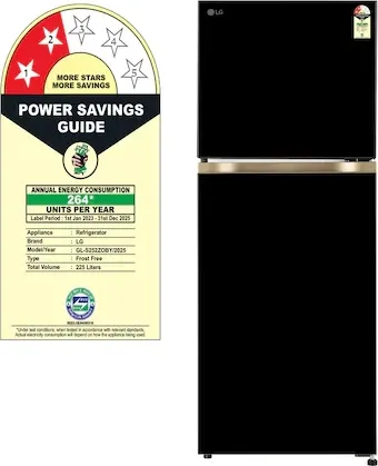 LG GL-S252ZOBY 225 L 2 Star Double Door Refrigerator