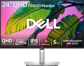 Dell Pro P2425D 24 inch Quad HD Monitor