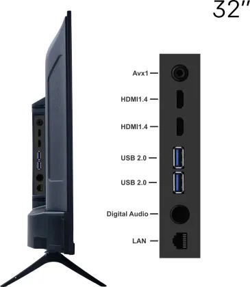Coocaa S4U Pro 32 inch HD Ready Smart LED TV (32S4U Pro)