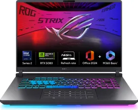 Asus ROG Strix G16 G615LW-RV148WS Gaming Laptop (Intel Core Ultra 9 275HX / 32GB/ 1TB SSD/ Win11/ 16GB RTX 5080 Graphics)