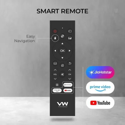 VW VW24SFL 24 inch HD Ready Smart QLED TV