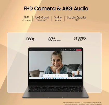 Samsung Galaxy Book 3 Pro 14 ‎NP944XFG-KC1IN Laptop (13th Gen Core i7/ 16GB/ 512GB SSD/ Win11)
