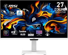 MSI PRO MAX 271UPXW12G 27 inch UHD 4K QD-OLED Monitor