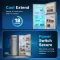 Bosch CTC39K02VI 368 L 2 Star Double Door Refrigerator
