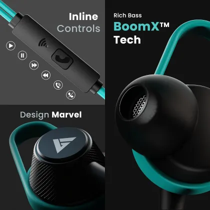 Boult Audio Bassbuds X2 Wired Earphones