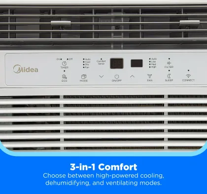Midea MAW12S1VWT-A 12000 BTU 115V Window AC