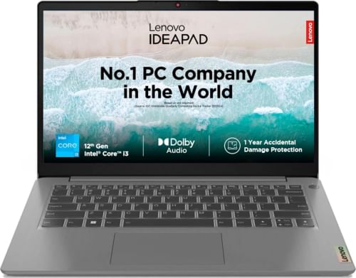 Lenovo IdeaPad 3 14IAU7 82RJ00FUIN Laptop (12th Gen Core i3/ 8GB/ 512GB SSD/ Win11 Home)