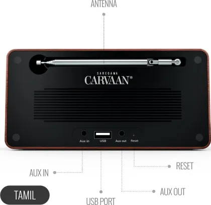 Saregama Carvaan Mini Plus Tamil 10W Bluetooth Speaker