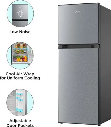 Midea MDRT359FGI50 233 L 2 Star Double Door Refrigerator