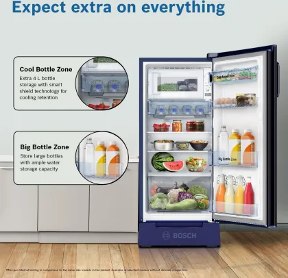 Bosch CST20U14PI 207 L 4 Star Single Door Refrigerator