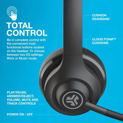 JLab Go Work Wireless Headphones