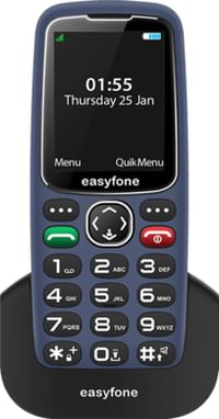 Easyfone Marvel Plus (32MB, Dual SIM, Rear Camera, Blue)
