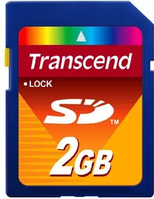 Transcend SD 2GB Memory Card (TS2GSDC)
