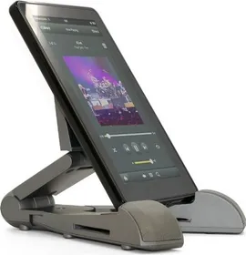 Aduro Sound Squared "S2" Bluetooth Speaker Stand for Tablets and Phones Apple iPad, Kindle Fire HD, Samsung Galaxy Tab, Motorola XOOM (Retail Packaging) (Grey)
